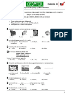 Subiect Si Barem LimbaRomana EtapaI ClasaI 11-12