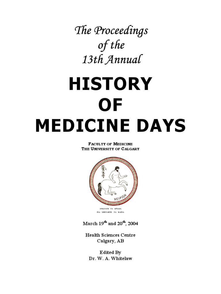 History of Medicine Days | PDF | Papyrus | Medicine