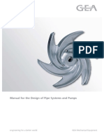 Manual for the Design Pipe Systems Pumps