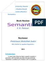 Book Review Semantics Palmer Pishtiwan