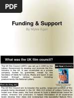 Funding & Support: by Myles Egan