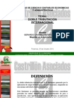 Doble Tributación Internacional