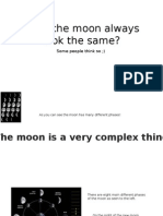 Does The Moon Always Look The Same