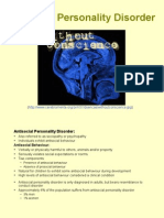 Antisocial Personality Disorder