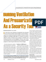 Building Ventilation and Pressurization As A Security Tool: Iiiii