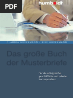 Claudia Hovermann, Eike Hovermann Das Große Buch Der Musterbriefe Für Die Erfolgreiche Geschäftliche Und Private Korrespondenz, 5. Auflage 2008