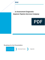 Explorer Pipeline Services Company Risk Assessment Diagnostic Results