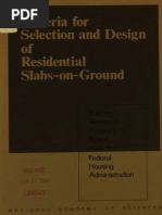 BRAB (1968) Criteria for Selection and Design of Residential Slabs-On-Ground (V1)
