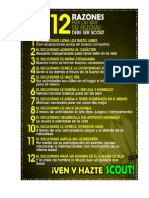 12 Razones Porque Su Hijo (A) Debe Ser Scout