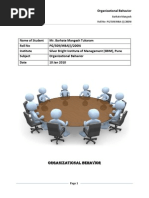 Download Organizational Behavior by MangeshTB SN25482729 doc pdf