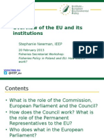 Overview of The EU and Its Institutions1
