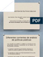 Analisis y Gestion de Politicas Publicas