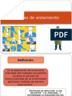 Técnicas de Aislamiento Enfermería