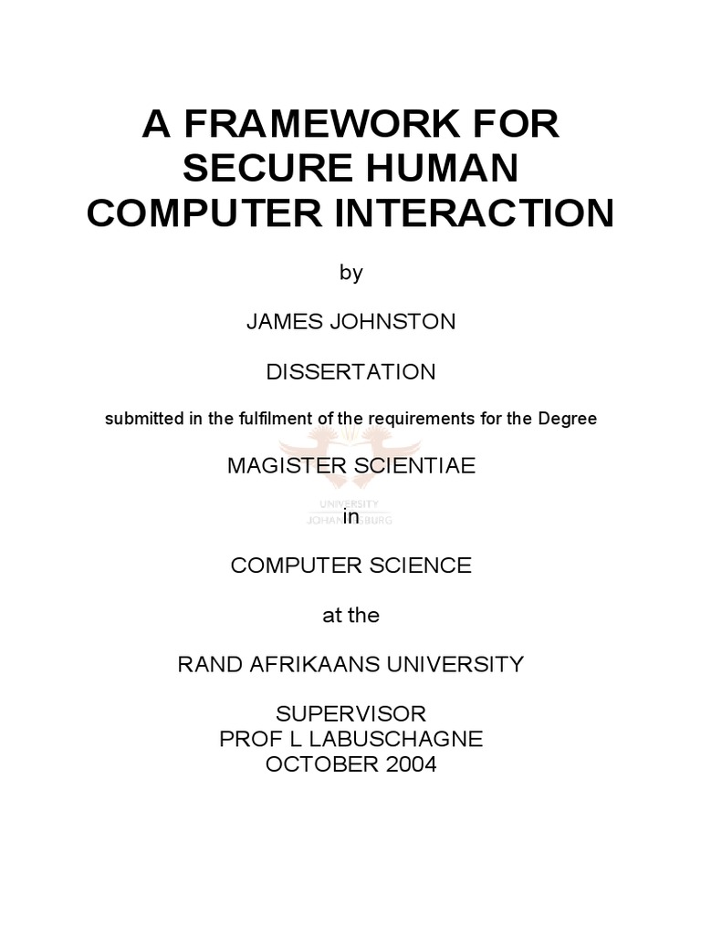 Framework of HCI | PDF | Human–Computer Interaction | Usability