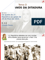 Os Anos Da Ditadura Militar