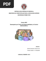 Costo ABC y Centro de Responsabilidad