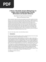 Durability Analysis Methodology Engine Valve 14