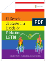El Drecho de acceso a la justicia de población LGBTI