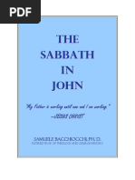 The Sabbath in The Gospel of JOHN