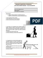 Taller de Fisica de Decimo Primera Ley de Newton