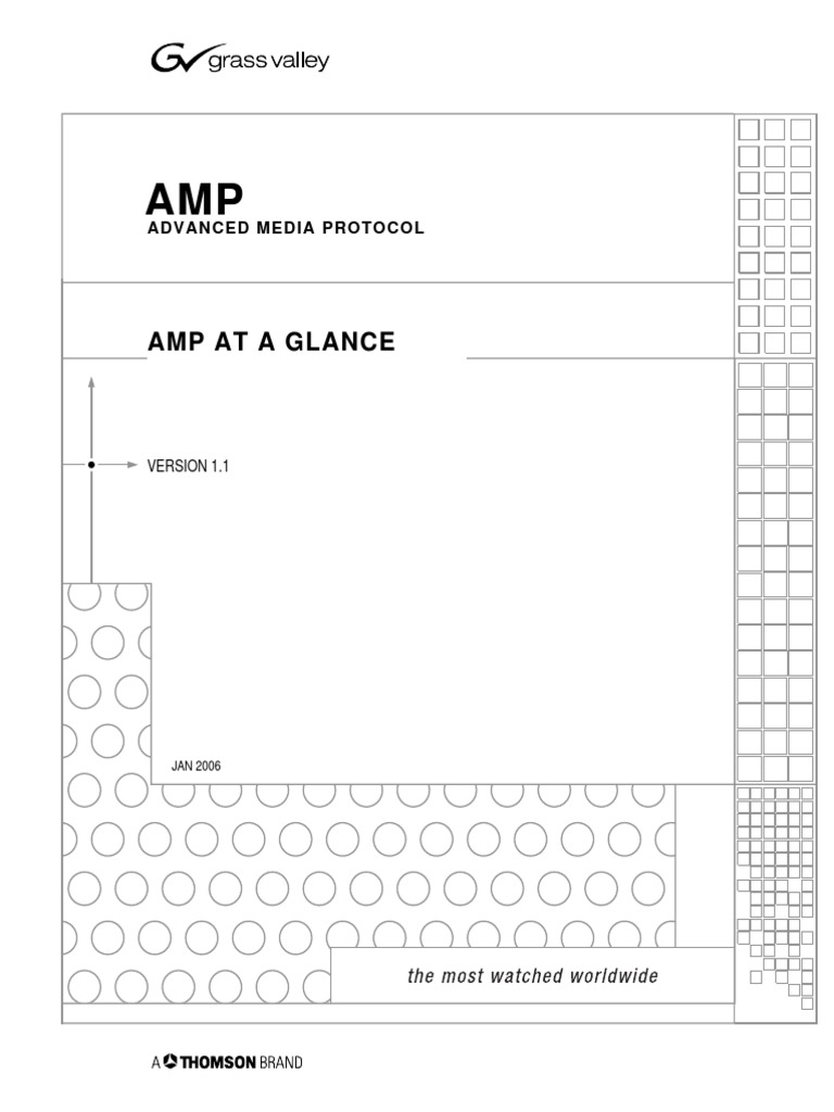 AMP at A Glance PDF Disk Storage Communications Protocols