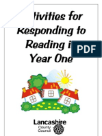 Activities for Responding to Reading in Year 1