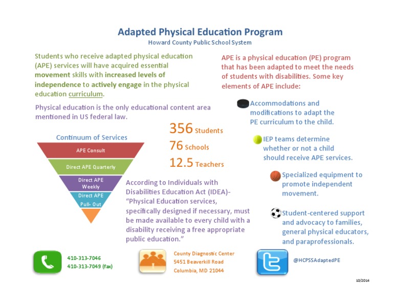 Adapted Physical Education Services | PDF | Self-Improvement | Wellness