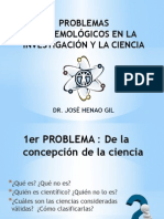 Problemas Epistemológicos en La Investigación y La Ciencia