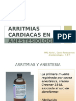 Arritmias Cardiacas en Anestesiología