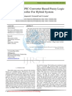 A Study of SEPIC Converter Based Fuzzy Logic Controller For Hybrid System