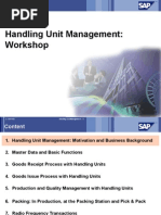 Business processes in logistics