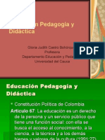 Educación Pedagogía Didáctica 