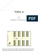 Topic 6: ISL Design of Resources