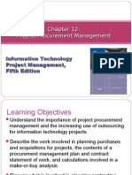 Chapter 12 Project Procurement Management
