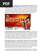 Download Panduan Cara Bermain Taruhan Dadu Sicbo Ta Siaw Indonesia by Garin Kosasih SN254891368 doc pdf