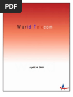 Download warid brand managment project by Danish Azeem  SN25489812 doc pdf