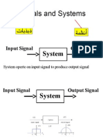 Input Signal Output Signal: System