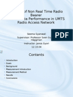 A Study of Non Real Time Radio Bearer Packet Data Performance in UMTS Radio Access Network