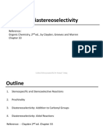 CM2121: Diastereoselectivity: Reference: Organic Chemistry, 2 Ed., by Clayden, Greeves and Warren