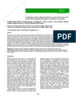 Over-expression of bacterial mtlD gene confers enhanced tolerance to salt-stress and water-deficit stress in transgenic peanut (Arachis hypogaea) through accumulation of mannitol