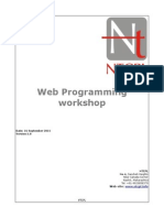 Web Programming Workshop: Date: 16 September 2011