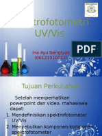 Spektrometri UV 