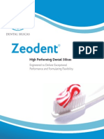 Zeodent Higher Performance Silicas