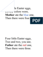 Easter Egg Rhyme Counting Poem