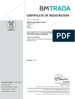 Certificate of Registration: Affinity Packaging Limited