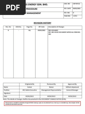 sop-hr-02 - time and attendance