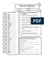 Plural of Nouns: Write The Plural: Rewrite The Following Sentences Into Plural