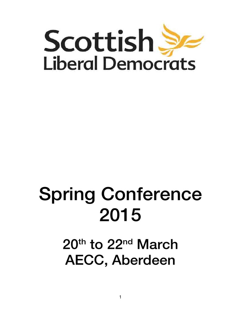 Spring Conference Agenda | PDF | National Health Service | Low Carbon ...