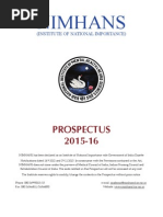 Download NIMHANS Prospectus 2015-16 by Chemudupati Bharani SN254926014 doc pdf