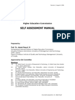 Self Assessment Manual: Higher Education Commission
